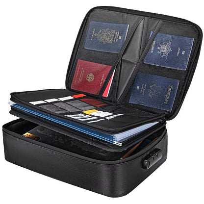 Skanto Skanto | Waterproof Fireproof Document and Cash Storage Bag with Secure Lock