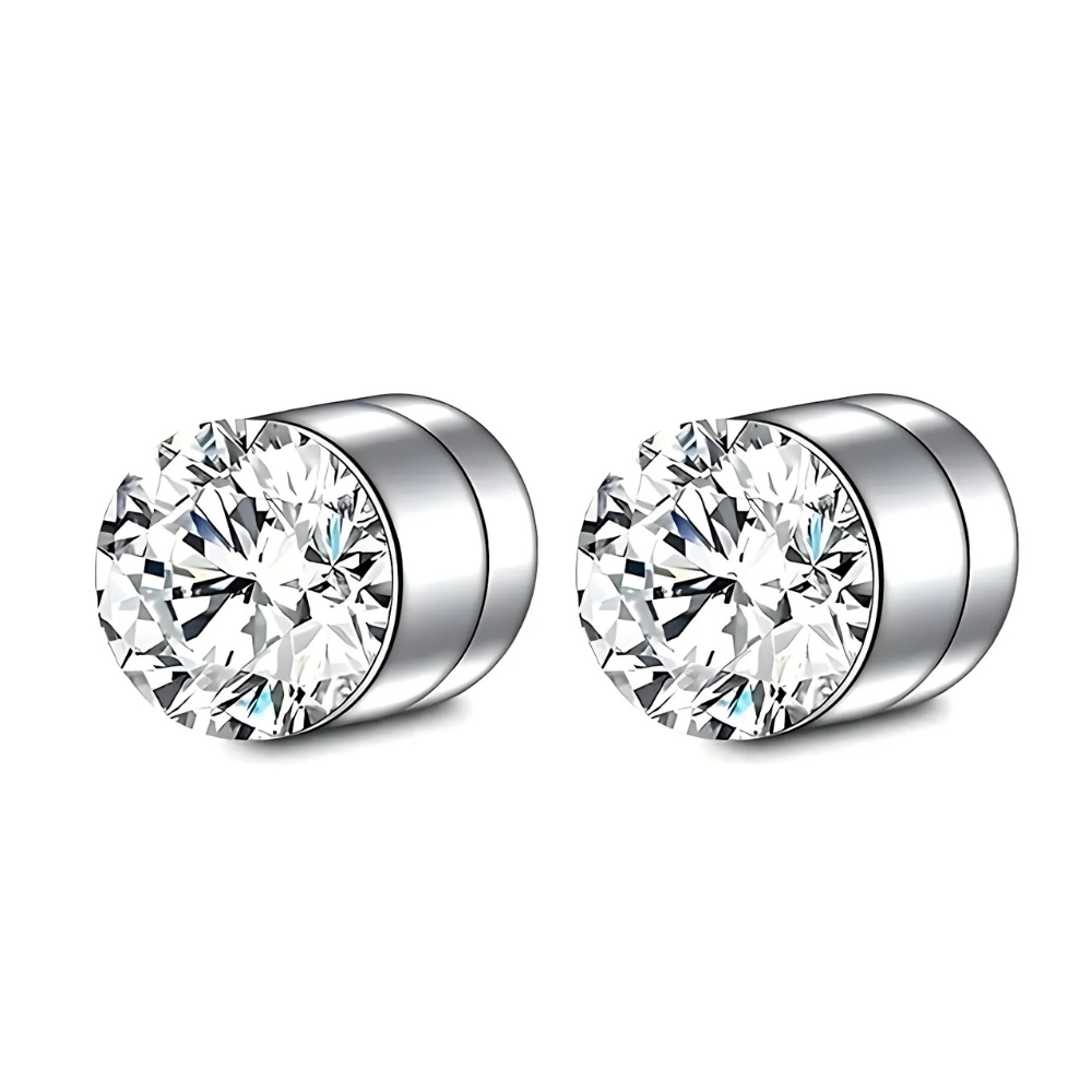 Skanto | Premium Unisex Magnetic Crystal Design Stud Earrings