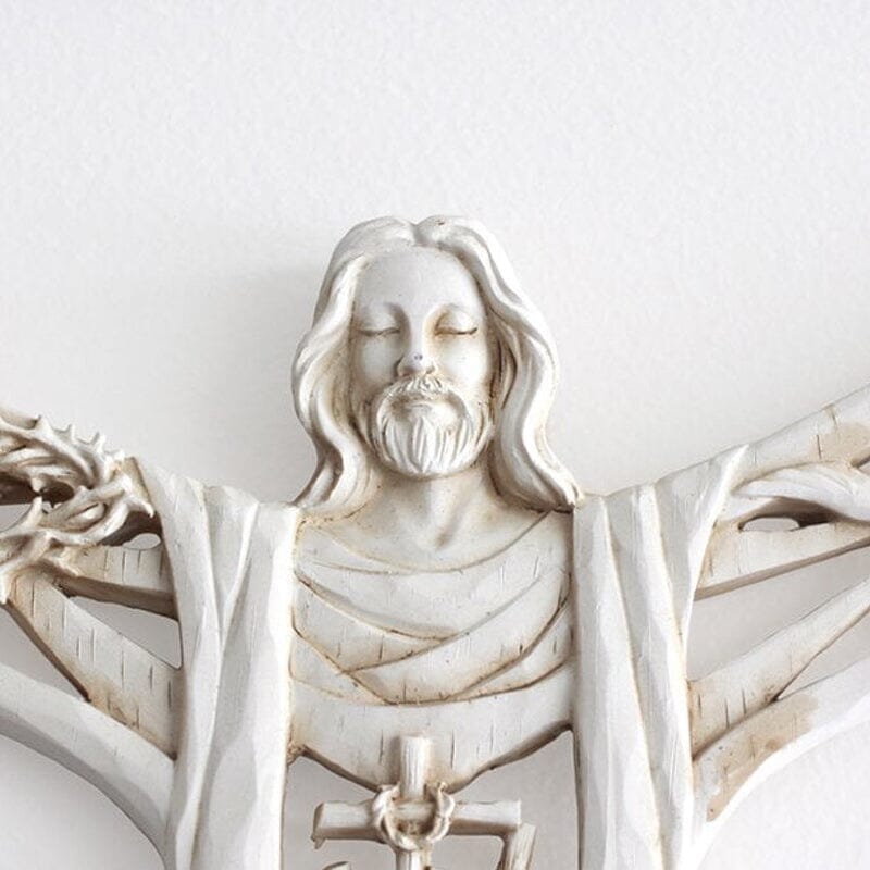 BowLift | Risen Christ Wall Cross Jesus Figures