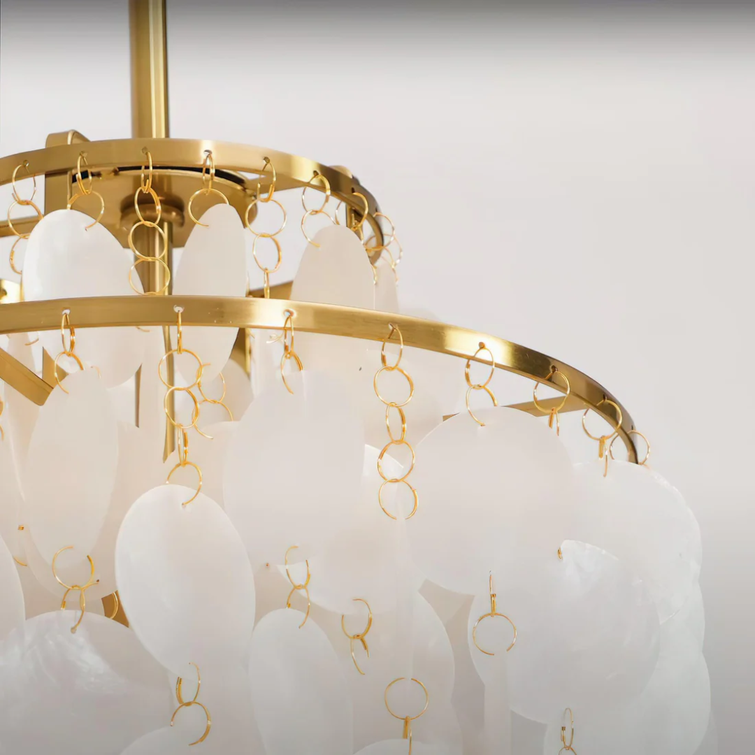 Skanto | Stylish Vintage Lamp with Shells and Coastal Ambiance