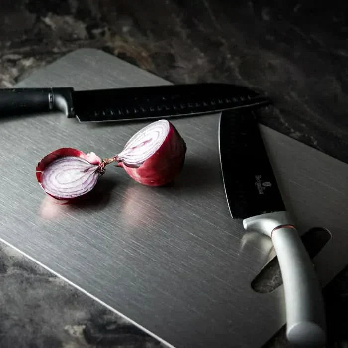 Skanto | SLICERA – Cutting Board Made of Titanium Steel, Cut-Resistant, Stainless & Durable