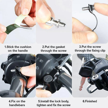 Multifunctional Motorcycle Helmet Lock | Karnz