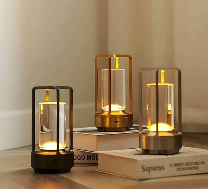 Skanto | Waterproof and Portable Crystal Table Lamp - AuroraGlow