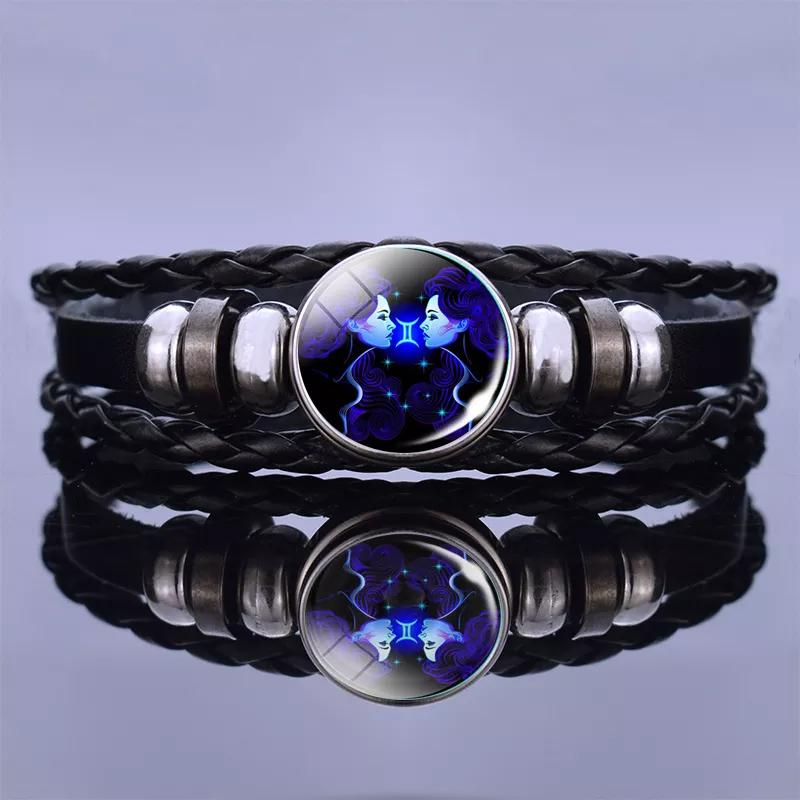 Bracelet with 12 zodiac signs
