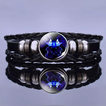 Bracelet with 12 zodiac signs
