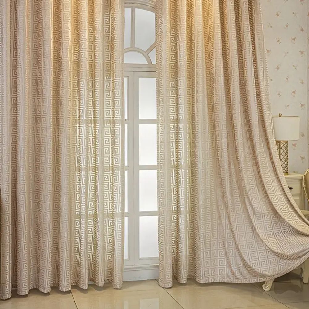 Skanto | Imperial Maze Embroidered Curtain