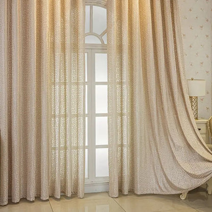 Skanto | Imperial Maze Embroidered Curtain
