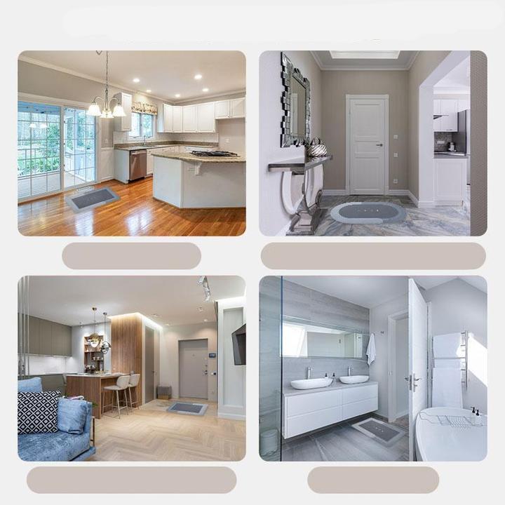 Skanto | Absorbent Microfiber Bath Mat | Quick-Drying Soft Floor Mat for Shower & Bath Use