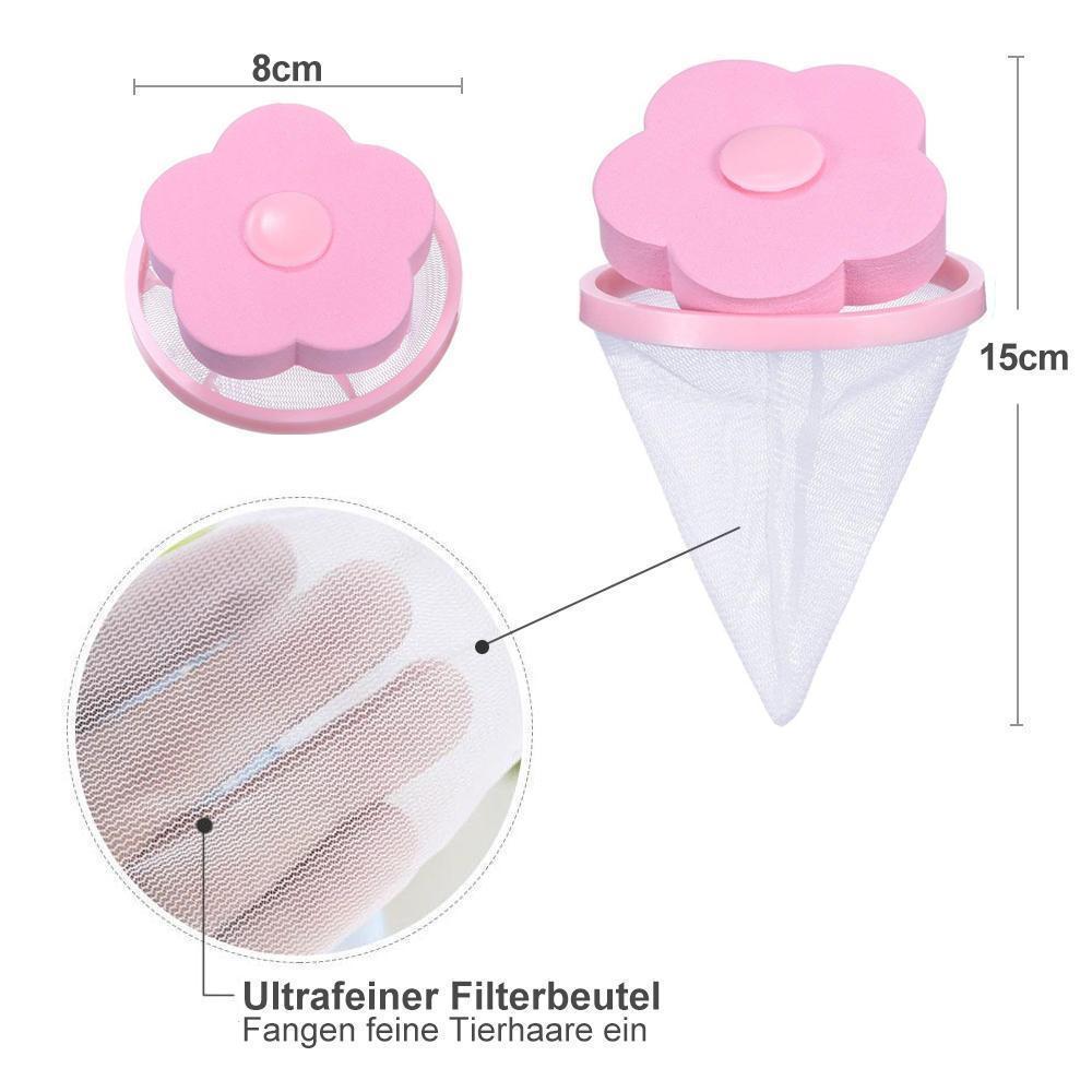Washing machine mesh filter bag for fur & lint pet hair remover