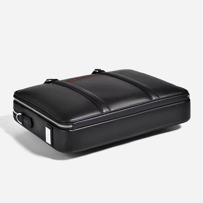 Skanto | Manhattan Leather Business Laptop Document Crossbody Handbag