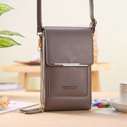 Anti-theft leather bag with Touchscreen | Karnz