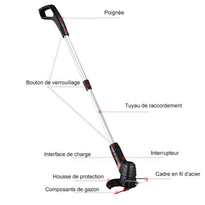 Skanto Portable Cordless Electric Lawn Mower Edger | Skanto