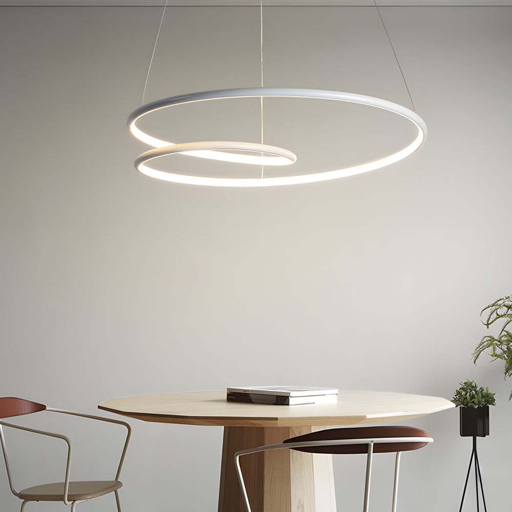 Modern LED Chandelier with Dimming Function – Pendant Light for Dining Room and Living Room | Karnz