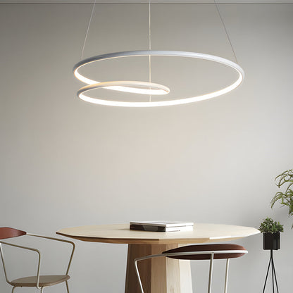 Modern LED Chandelier with Dimming Function – Pendant Light for Dining Room and Living Room | Karnz