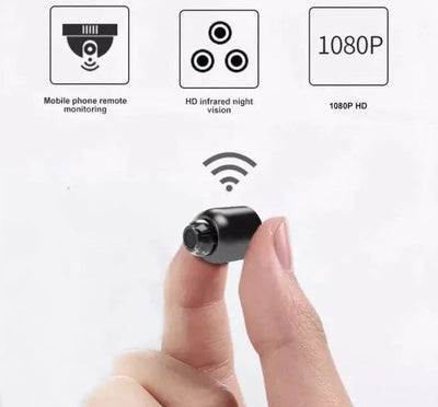 Skanto | Small WiFi Security Spy Camera UK Night Vision Surveillance Nanny Cam