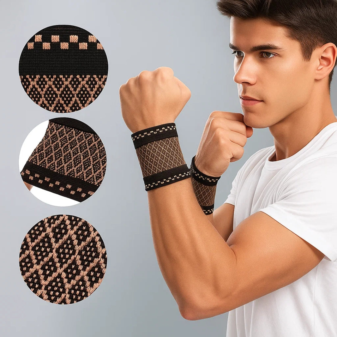 Copper‑Infused Compression for Wrist Pain Relief – Breathable Low‑Profile Sleeve for Everyday & Sports Bowlift