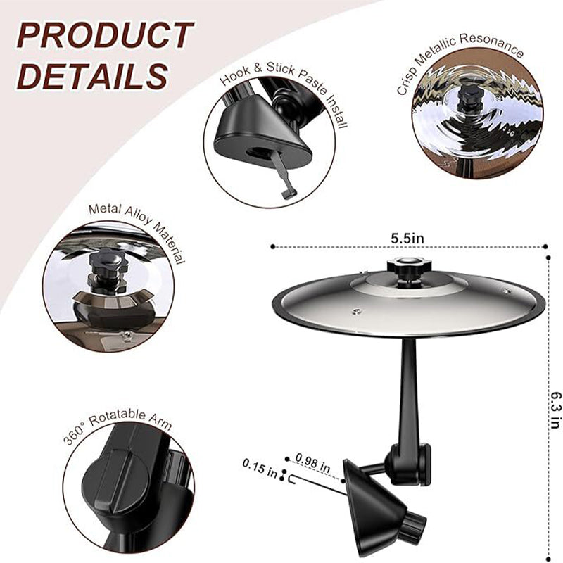 Skanto | Car Air Vent Decoration – Mini Drum Cymbal