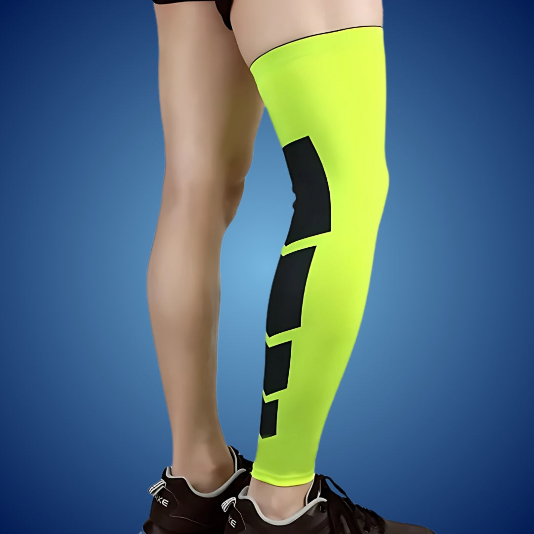 LegVital Full-leg compression sleeve for optimized blood circulation, muscle support, and fast recovery for athletes and versatile use Karnz