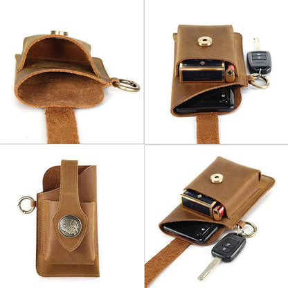 BowLift | Multifunctional Leather Mobile Phone Bag