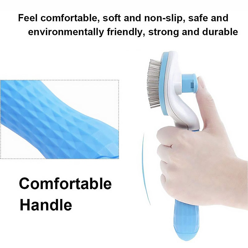 Skanto | Premium Pets Self-Cleaning Slicker Brush