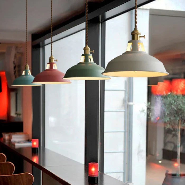 Industrial Retro Pendant Light - IronGlow | Karnz