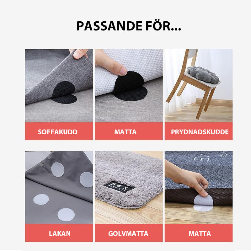 Skanto | Anti-Slip Hook and Loop for Rugs (5 pcs/box)