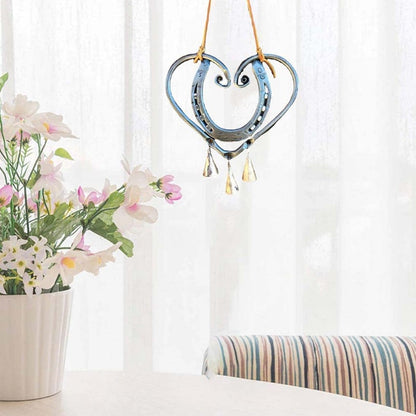 Wind Chime – LuckLove – Recycled Horseshoes – Handmade Pendant