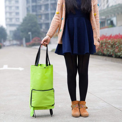 Portable foldable shopping cart | Karnz