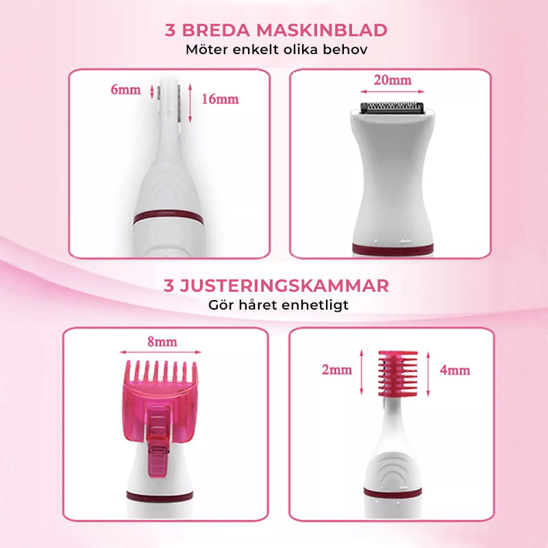Skanto | 5-in-1 Rechargeable Epilator