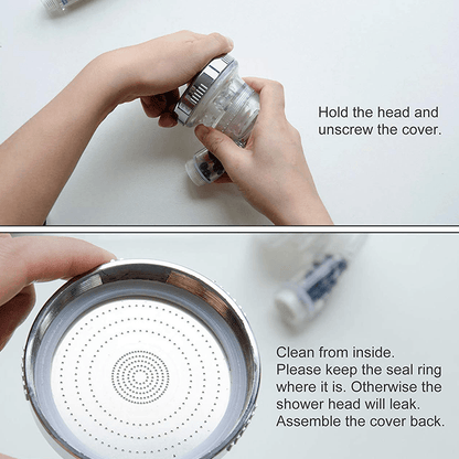 High-Pressure Ion Filter Shower Head | Karnz