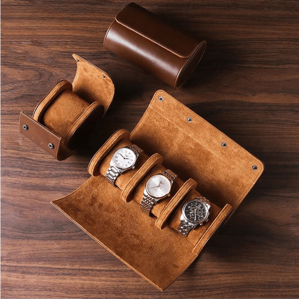 Skanto | Leather Watch Holder – Luxurious and Stylish Watch Storage Box