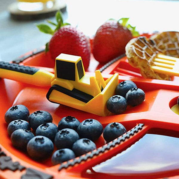 Skanto | Constructofork Bulldozer Kids' Cutlery Set