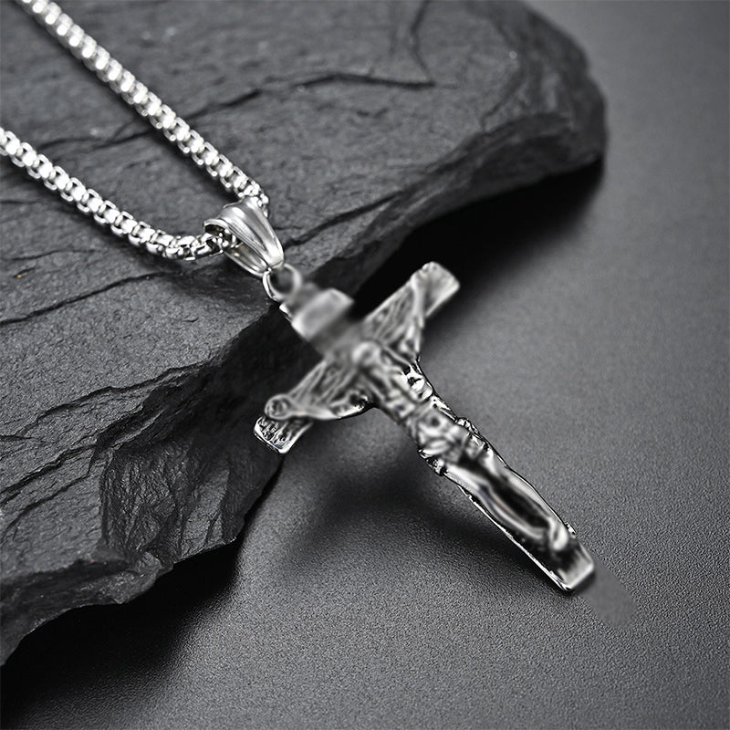 Skanto | Titanium Steel Cross Pendant Necklace