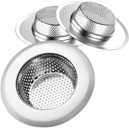 Stainless steel kitchen sink filter