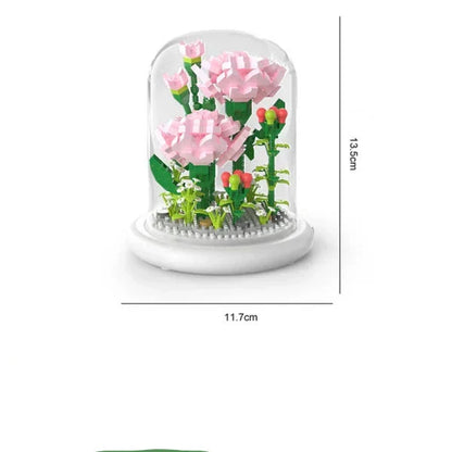 Skanto | Noble Building Block Flower in Glass