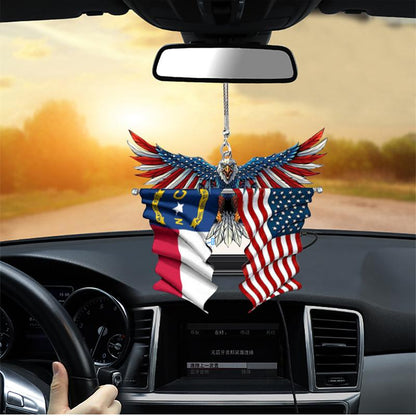 Skanto | Eagle Flag Hanging Ornament for Car