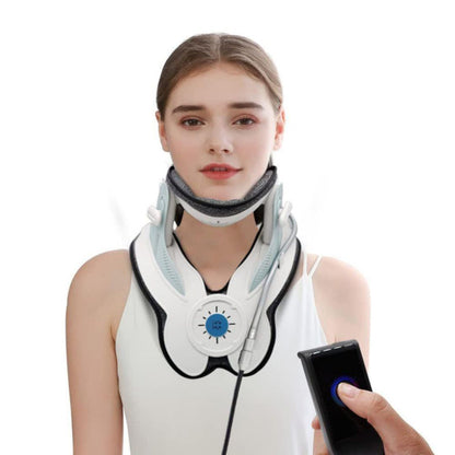 Skanto | Neck Stretcher for Pain Relief - Adjustable Cervical Traction Device Ideal for Neck Strain and Discomfort
