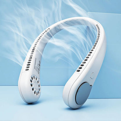 Portable neck fan, bladeless neck fan rechargeable | Brehn