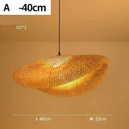 Skanto | Handmade Rattan Pendant Lamp - RayaLight