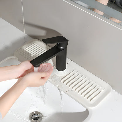 Silicone splash guard for faucet – Practical drip mat | Ideal for kitchen & bathroom | Bowlift