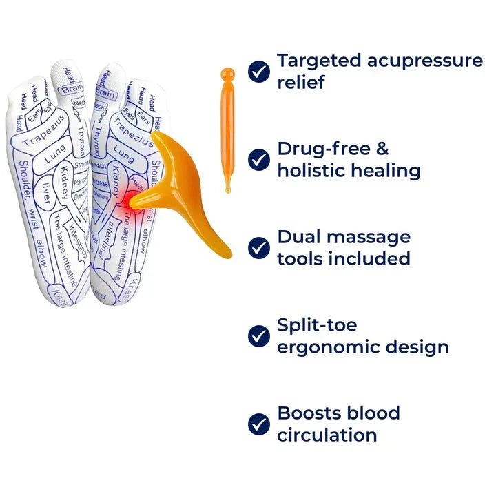 BowLift | Therapeutic Massage Socks | Acupressure Design for Instant Pain Relief & Relaxation at Home
