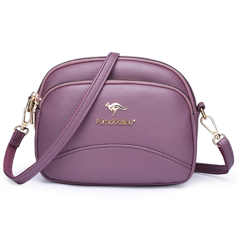 BowLift | Soft Leather Multi-Pocket Shoulder Bag