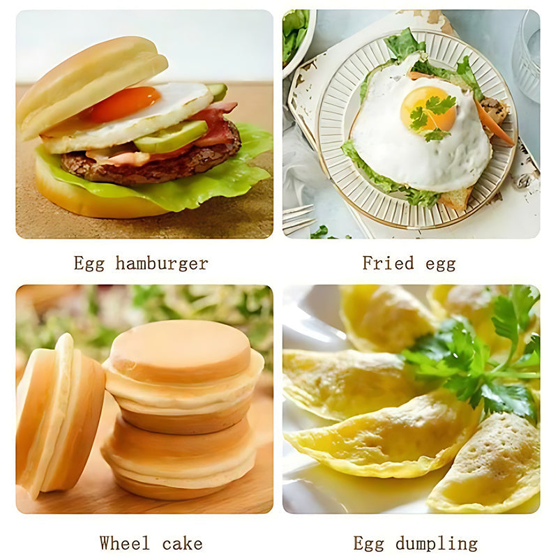 Skanto | Four-Hole Egg Pan, Breakfast Omelette Household Frying Pan Non-Stick Pan