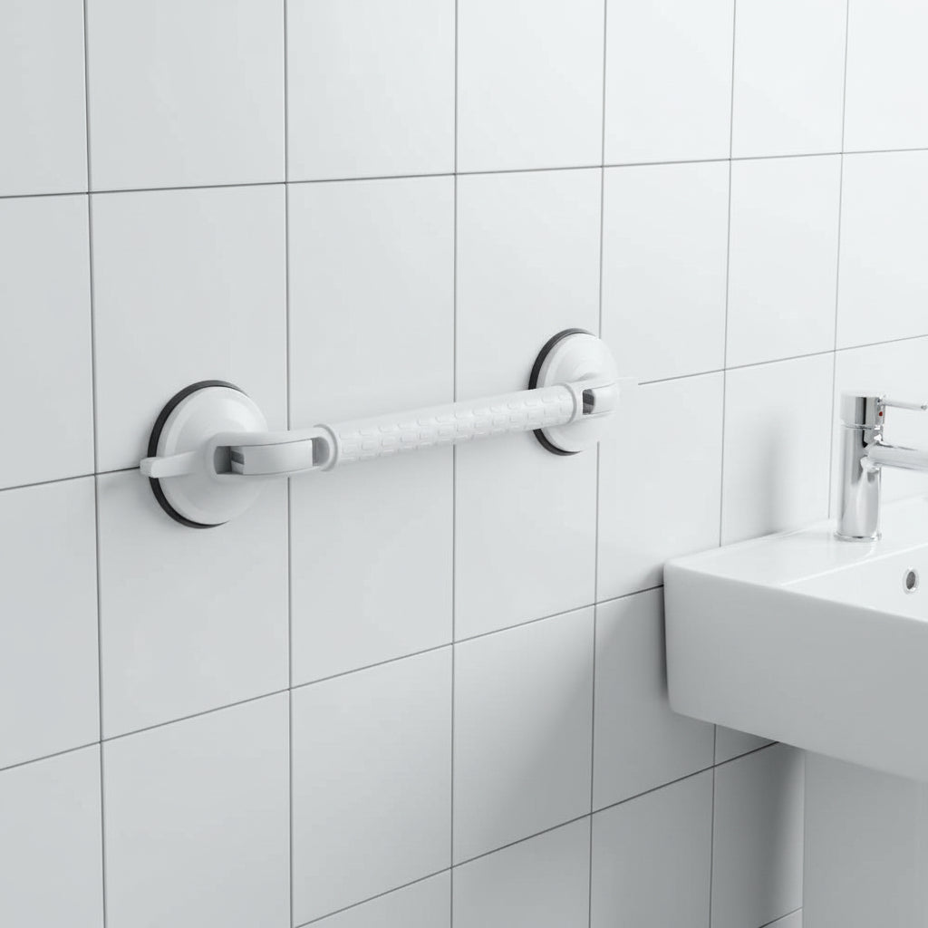 BowLift | Adjustable Suction Bathroom Safety Handle – No Drill
