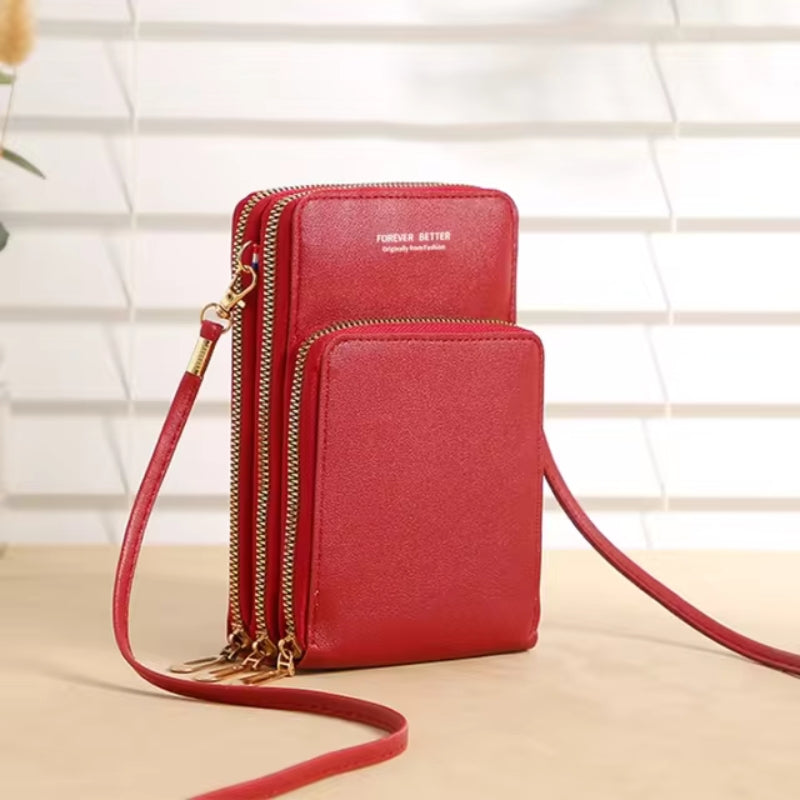 BowLift | Leather Crossbody Phone Bag | Over-the-Shoulder Phone Bag