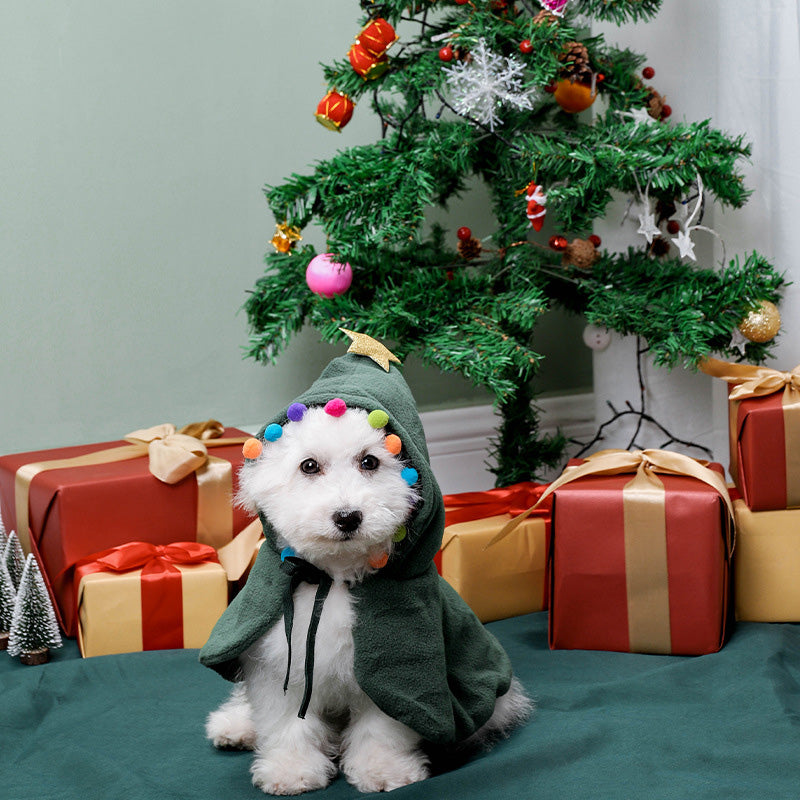 Skanto | Pet Christmas Hooded Cape