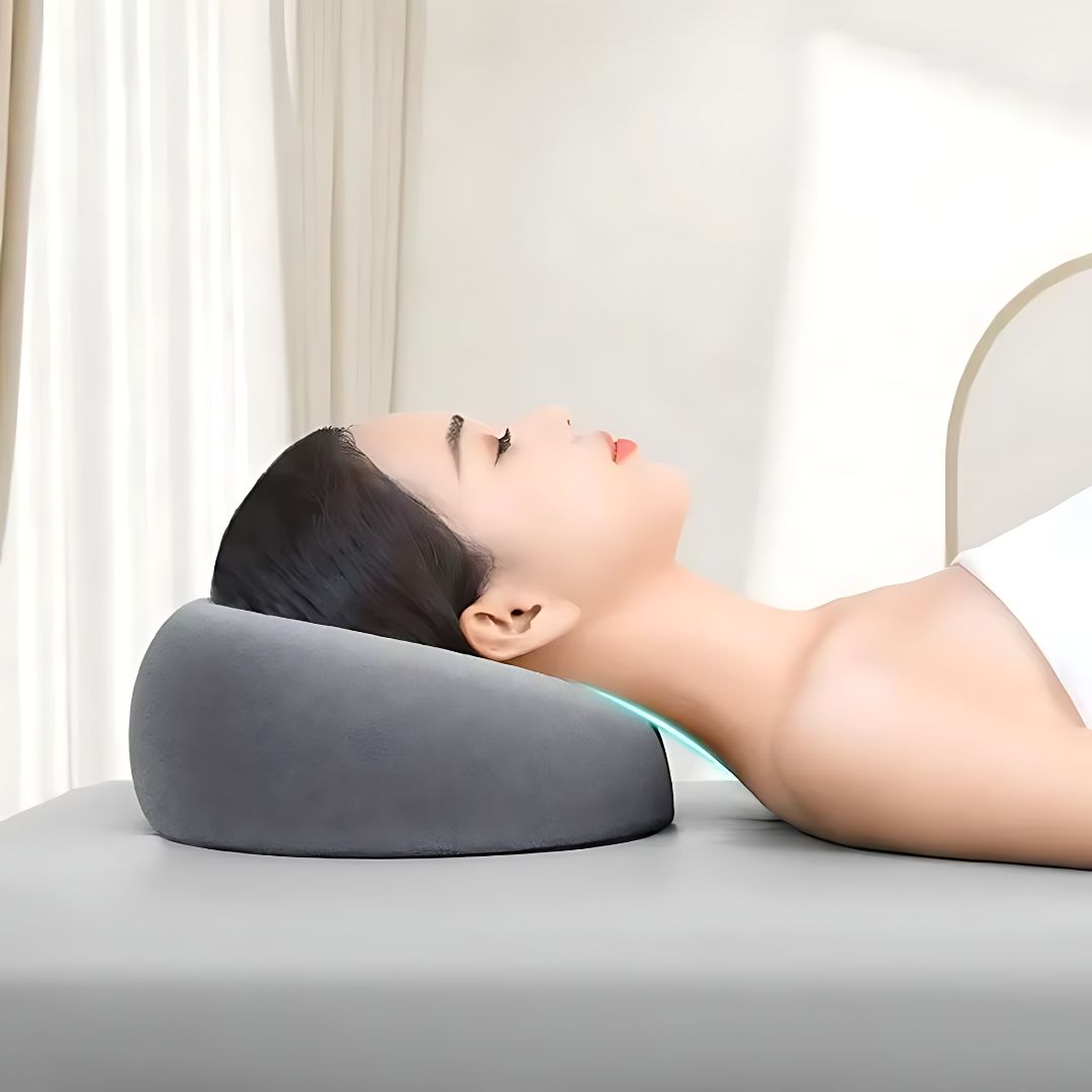 FaceEase | Face‑Down Pillow – Pressure Relief Support – Contoured Memory Foam – Ideal for Massage Beauty & Stomach Sleeping Bowlift