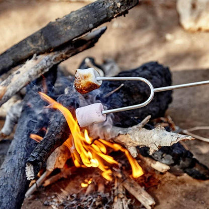 Telescopic barbecue forks