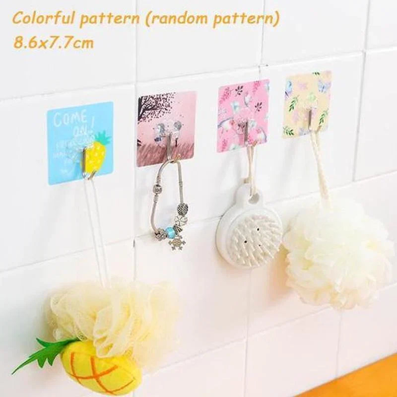 Seamless Adhesive Hooks (10/20/30 Pieces)