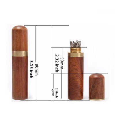 Self-threading needles